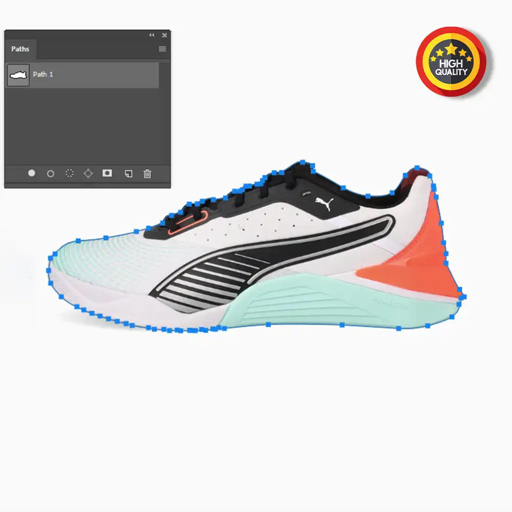 Footwear Background Removal & Clipping After