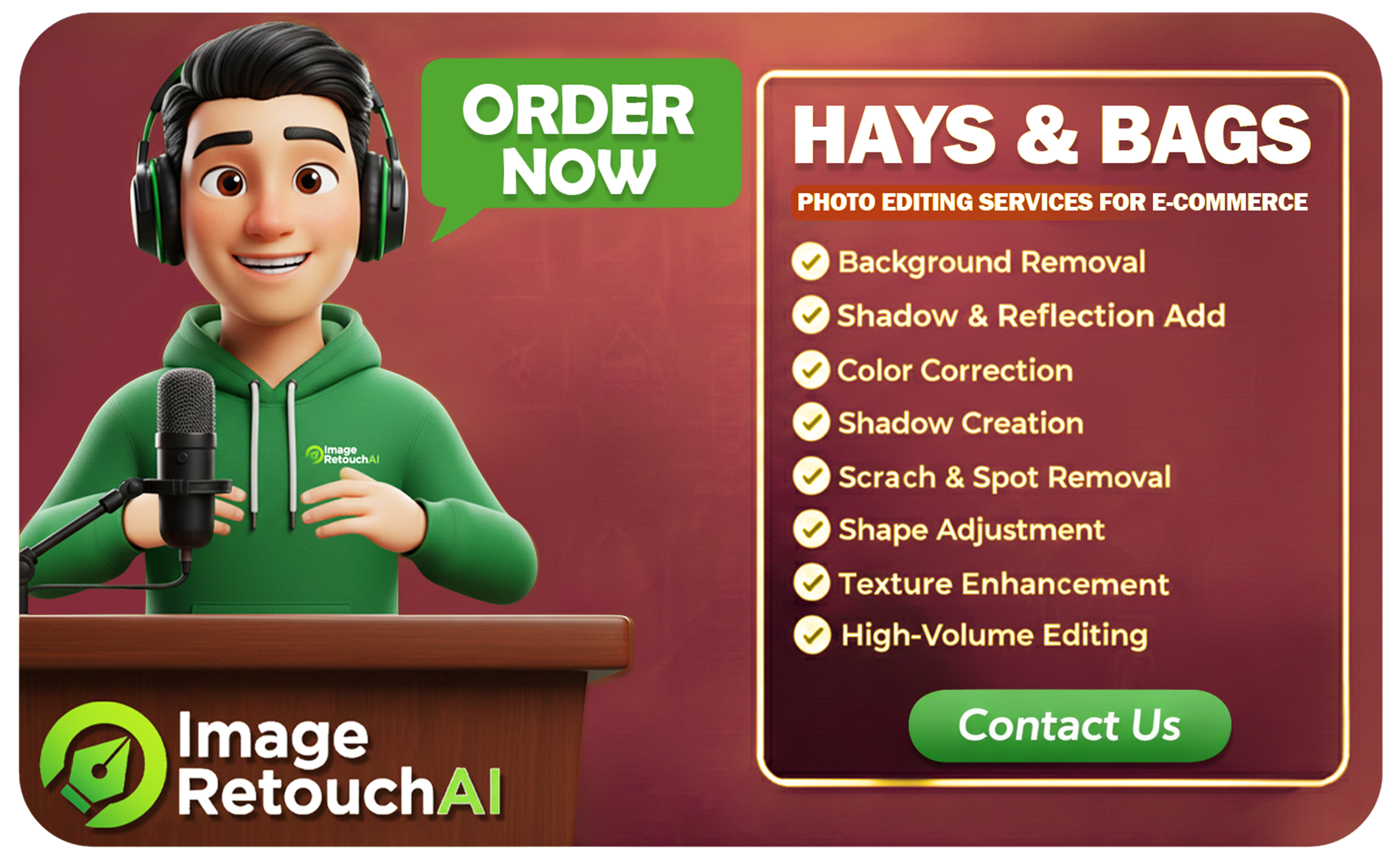 Get Hats-bags Photo Editing Servicefor Clean, Sale‑Ready Accessories