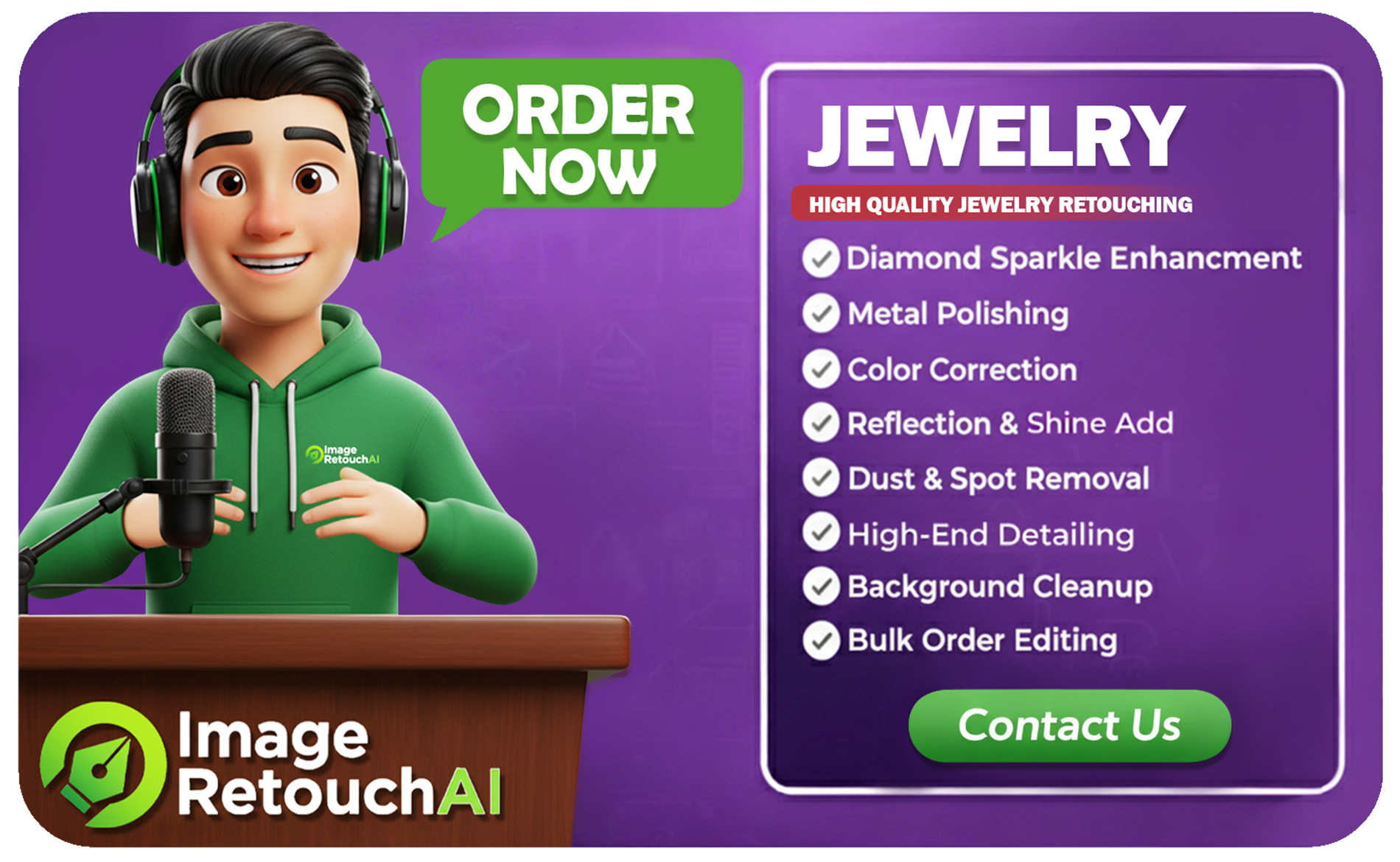 Jewelry Retouching Service for Flawless Presentation