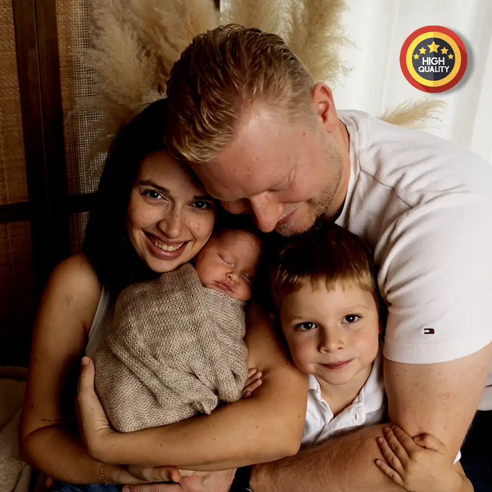 Professional Siblings Photo Retouching Services Before